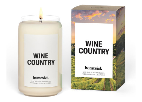 Homesick Vela Perfumada De Alta Calidad, Wine Country  Scen