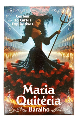 Baralho Tarot Maria Quitéria C/ 36 Cartas Explicativas
