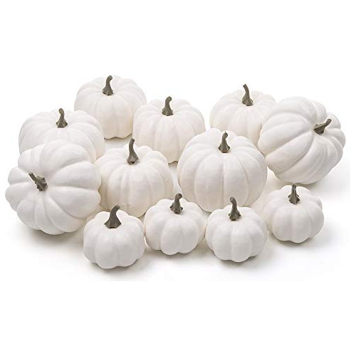 12 Paquetes De Calabazas Artificiales Variadas - Mini C...