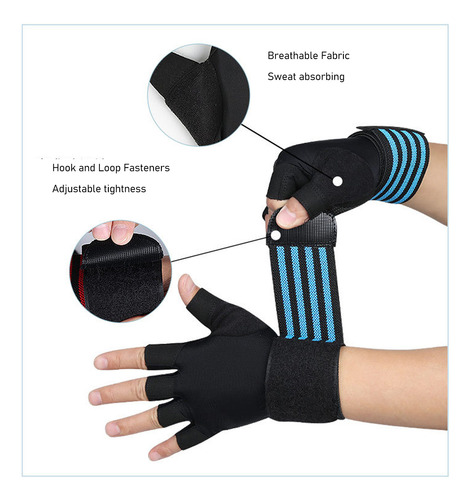 Guantes De Levantamiento De Pesas Para Entrenamiento, Sin De