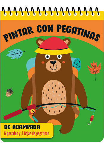 Pintar Con Pegatinas De Acampada - Aa.vv