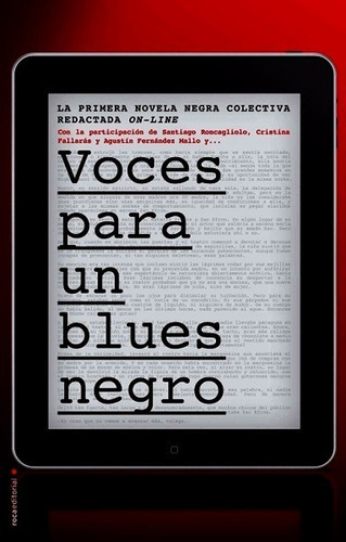 Voces para un blues negro, de AA.VV (es Varios). Editorial Roca, edición 2011 en español