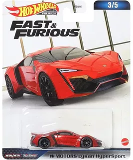 Hot Wheels Premium Fast Furious W Motors Lykan Hypersport