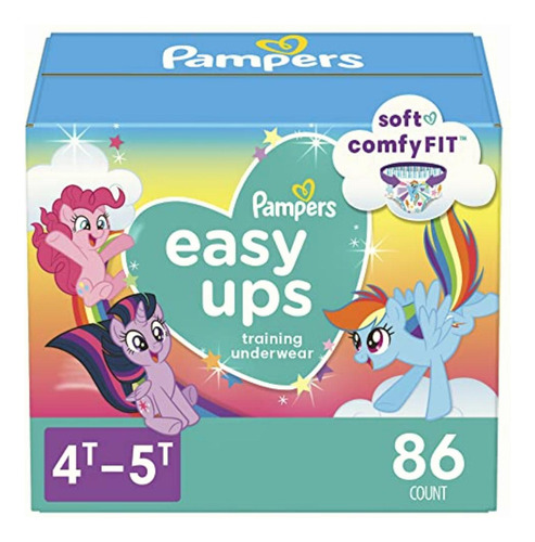 Pampers Easy Ups Pants Niña Pañales De Entrenamiento Talla