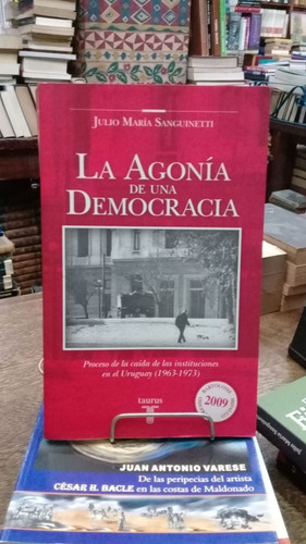 La Agonia De Una Democracia Julio Maria Sanguinetti