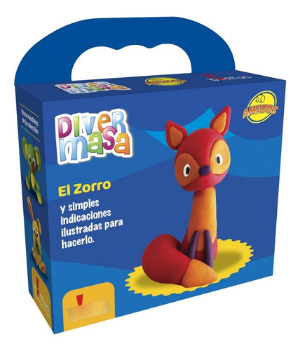 Divermasa Para Crear Animales El Zorro Bontus Dgl Games Color Rojo