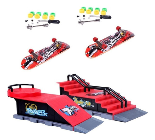 Mini Rampas Profesionales Fingerborad Park Finger Skate Fs7