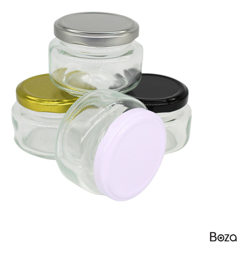 Frasco De Vidrio 4 Oz 110 Ml 60 Pz Recuerdos Boda Bautizo