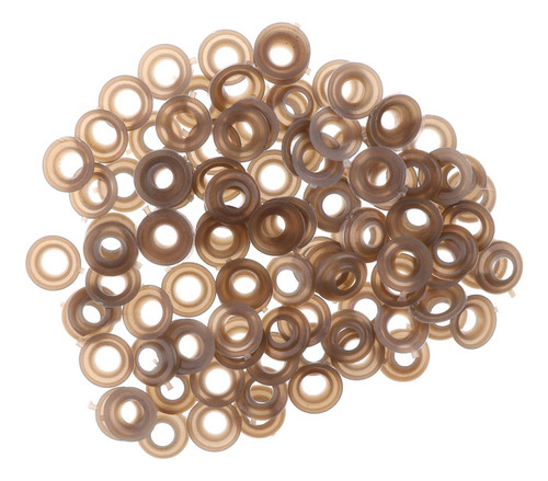 6 X 100 Piezas De Plástico De 15 Mm Con Forma De Ojo Y Nariz
