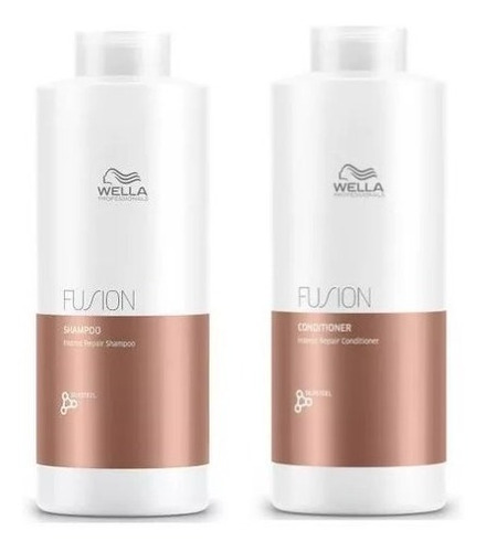 Lançamento - Wella Kit Fusion Shampoo + Condicionador Litro