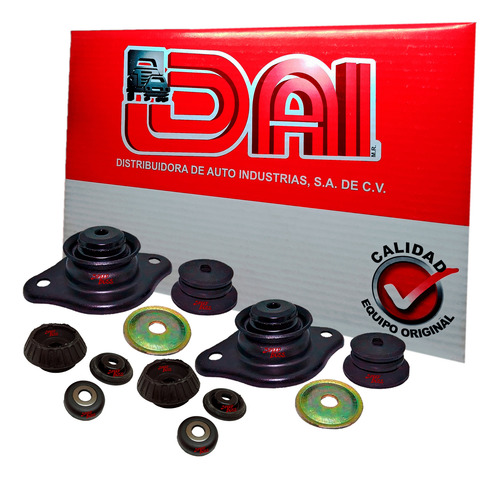 Kit 4 Bases Amortiguador Front/tras Aveo 2008 2009 2010 2011