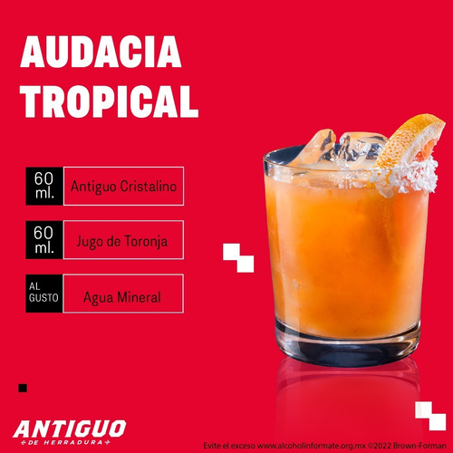 Caja De 12 Tequila Antiguo De Herradura Cristalino 700ml