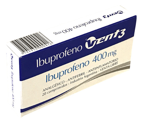 Ibuprofeno Vent 3 400 Mg Comp., 20 Comprimidos