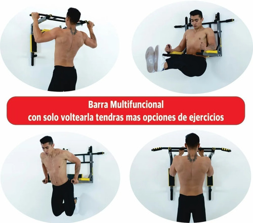 Barra De Dominadas 8 En 1 Uso Rudo Envío Gratis