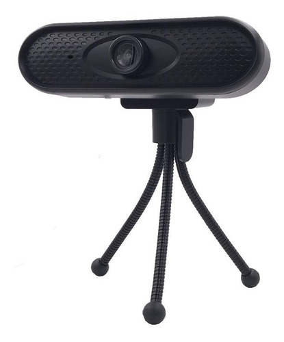 Webcam Camara Web Para Pc Con Microfono Usb Zoom + Tripode 