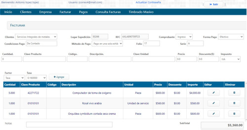 Sistema Web Para Cfdi 4.0