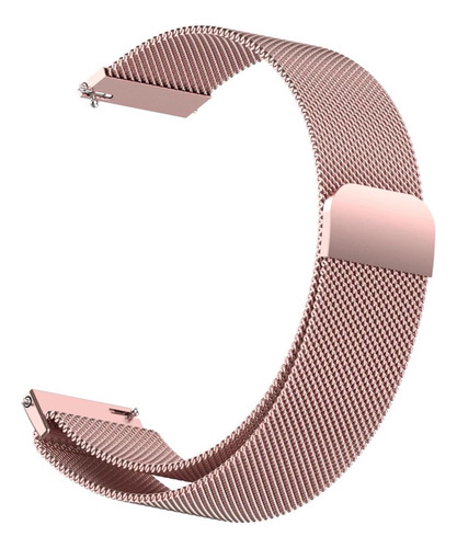 Pulseira Metal Inox Magnetica Para Amazfit Gtr 3 Grt 3 Pro Cor Rose