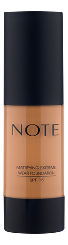 Base de maquillaje en cremoso Note Cosmetics Matificante Mattifying Extreme Foundation Mattifying extreme tono warm almond 102