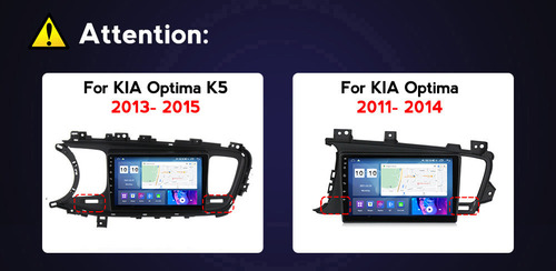 For Kia Optima K5 2013-2015 Cámara Wifi Gps Estéreo 1+16g