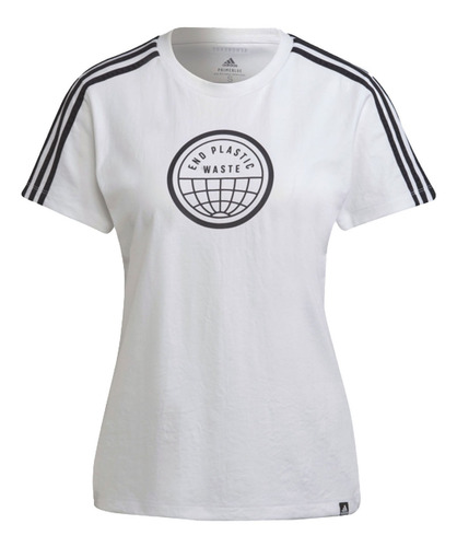 Imagen 1 de 6 de Camiseta Tee Mujer adidas Performance W End Pls Wst T