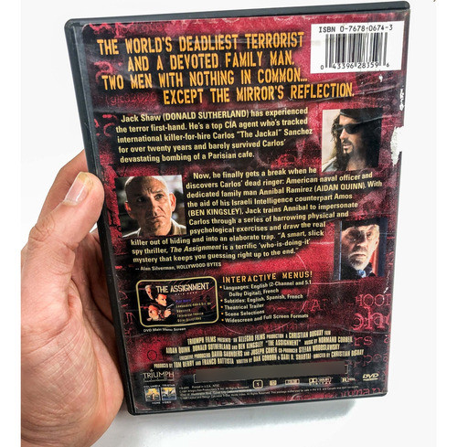 The Assignment La Misión Película Original En Dvd (Usado)
