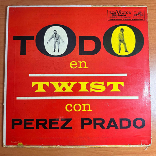 Disco Lp Perez Prado Todo En Twist