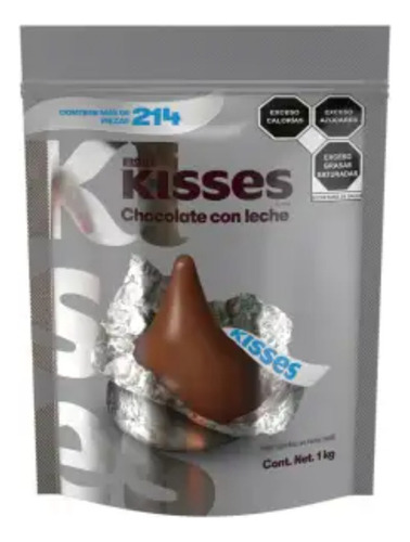 Chocolate Con Leche Kisses Hershey's 1 Kg