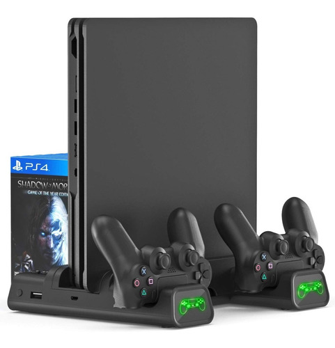 Soporte Multifuncional De Carga Y Enfriamiento Ps4 Slim Pro