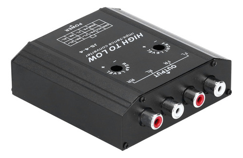 12v Convertidor De Impedancia Audio De 4 Canales Rca Alto A