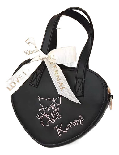 Bolso En Forma De Corazón Kuromi, Lindo Bolso De Mujer