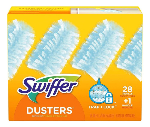 Swiffer - Kit De Limpieza De Plumeros, 1 Mango Y 24 Recambio