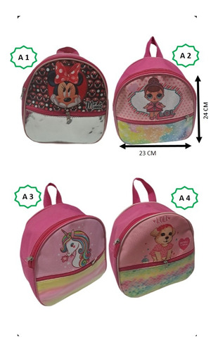 Mochila Urbana Mochila Nenas: Estilo Y Comodidad Para Niñas Rosa Chicle Liso