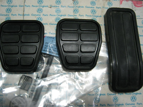 Kit 3 Capas Pedal Passat Pointer Gol Gt Gts Gti Santana