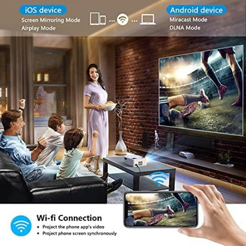 Proyector Nativo 1080p Con Wifi Y Bluetooth Bidireccional, P