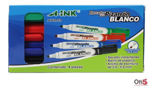 Kit 12 Marcador P/pizarron + 1 Borrador P/pizzarron Magnetic