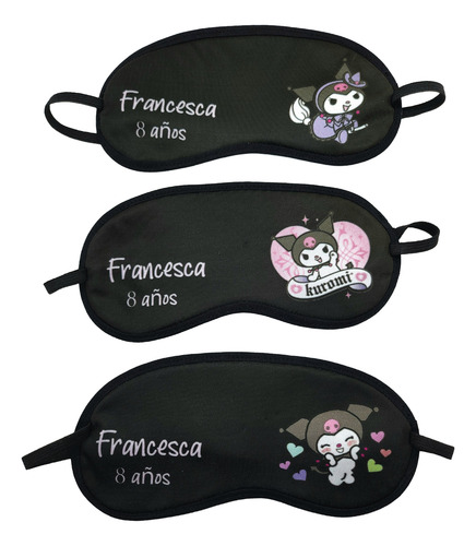 50 Antifaz Mascara Tapaojos Para Dormir Personalizados Blanco Personalizado