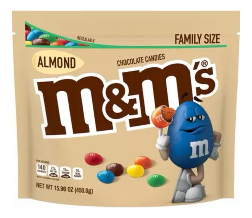 M&ms Almond Family Size 425,3g