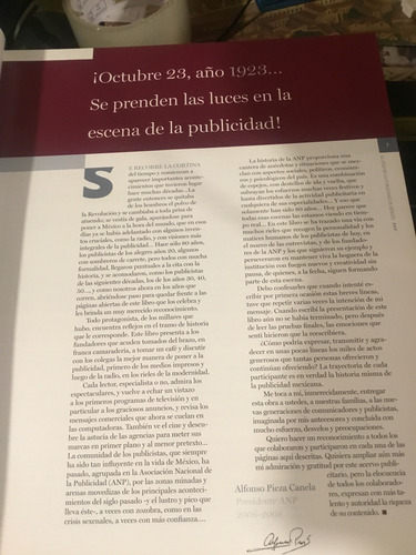 80 Años De Publicidad En Mexico Sabemos Que Todo Comenzó Con (Usado)