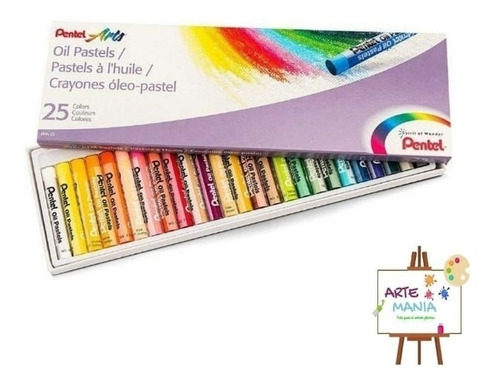 Oleo Pastel 25 Colores Pentel