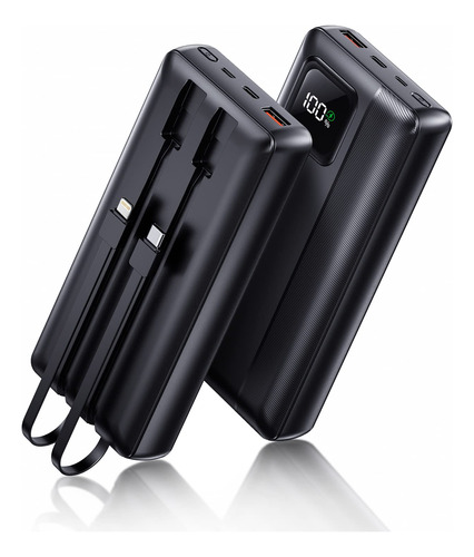 Cargador Porttil De 40000 Mah Compatible Con Pd 30 W Y Qc4.0