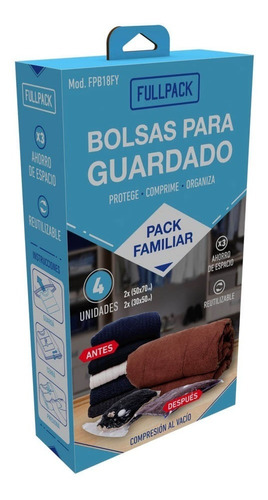 Bolsas De Compresion Para Guardado Pack Familiar Fullpack