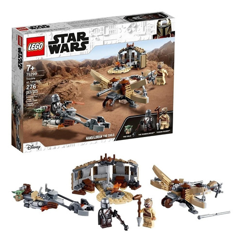 Imagen 4 de 4 de Bloques para armar Lego Star Wars Trouble on Tatooine 276 piezas en caja