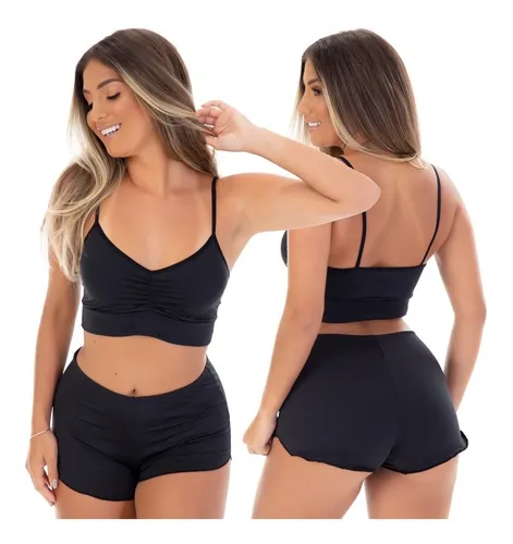 Kit Com 4 Top Dolls Short Doll Microfibra Linha Noite Dormir R 77 99