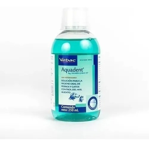 Aquadent Higiene Oral Control Mal Aliento Perro Gato Virbac 250 ML