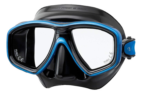 Máscara De Buceo Freedom Ceos, Negra/azul Cola De Pez, Tu...