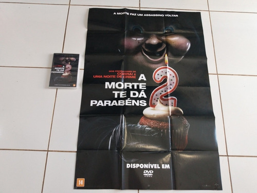 Dvd A Morte Te Dá Parabéns 2 C/ Poster De Locadora Original (Usado)