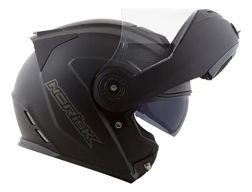 Capacete Norisk Ff345 Route Monocolor Preto Fosco