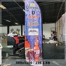 Imagen 1 de 1 de Bandera Publicitaria Personalizada + Tienda