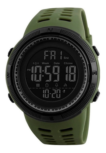 Reloj Deportivo Digital Skmei 1251 Verde Militar