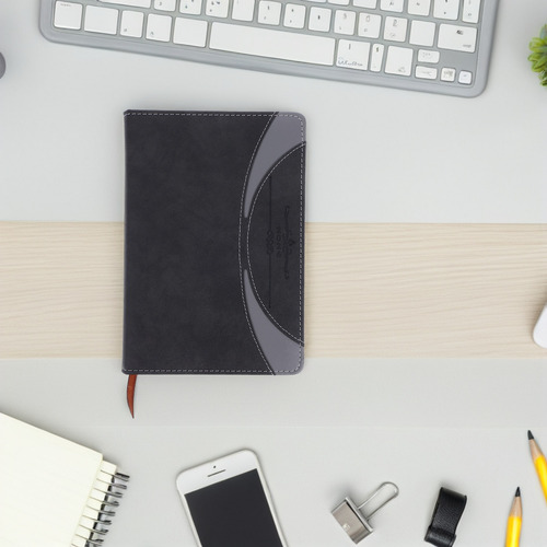 Cuaderno A5 Pu Con Pestañas De Índice Mensual Portátil 2026